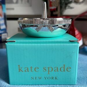Kate Spade Silver Bow Ring Holder